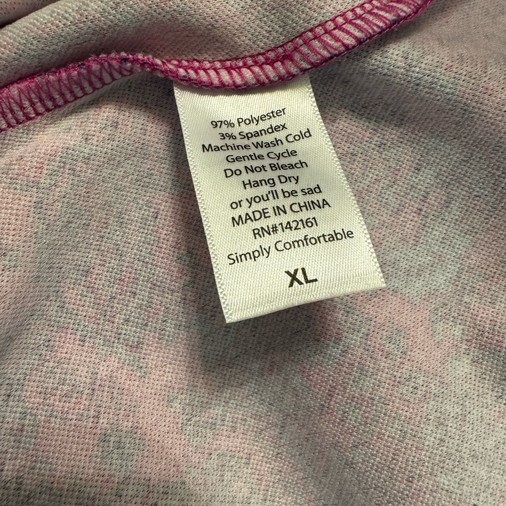 NEW LuLaRoe Cassie Skirt XL Fuchsia/Blue Floral - Picture 5 of 6